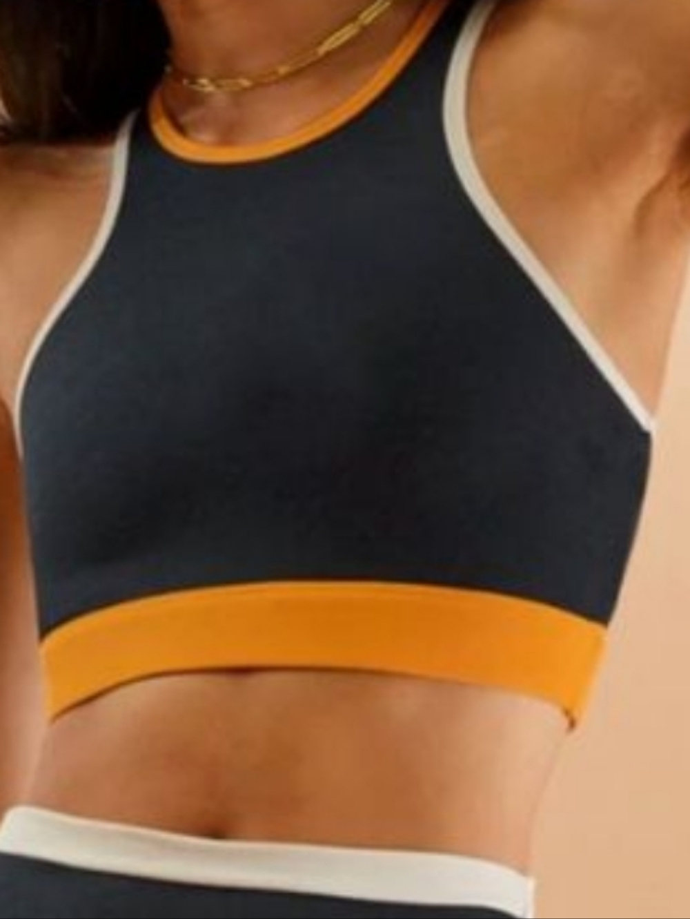 WILO THE LABEL CONTRAST RACER BRA